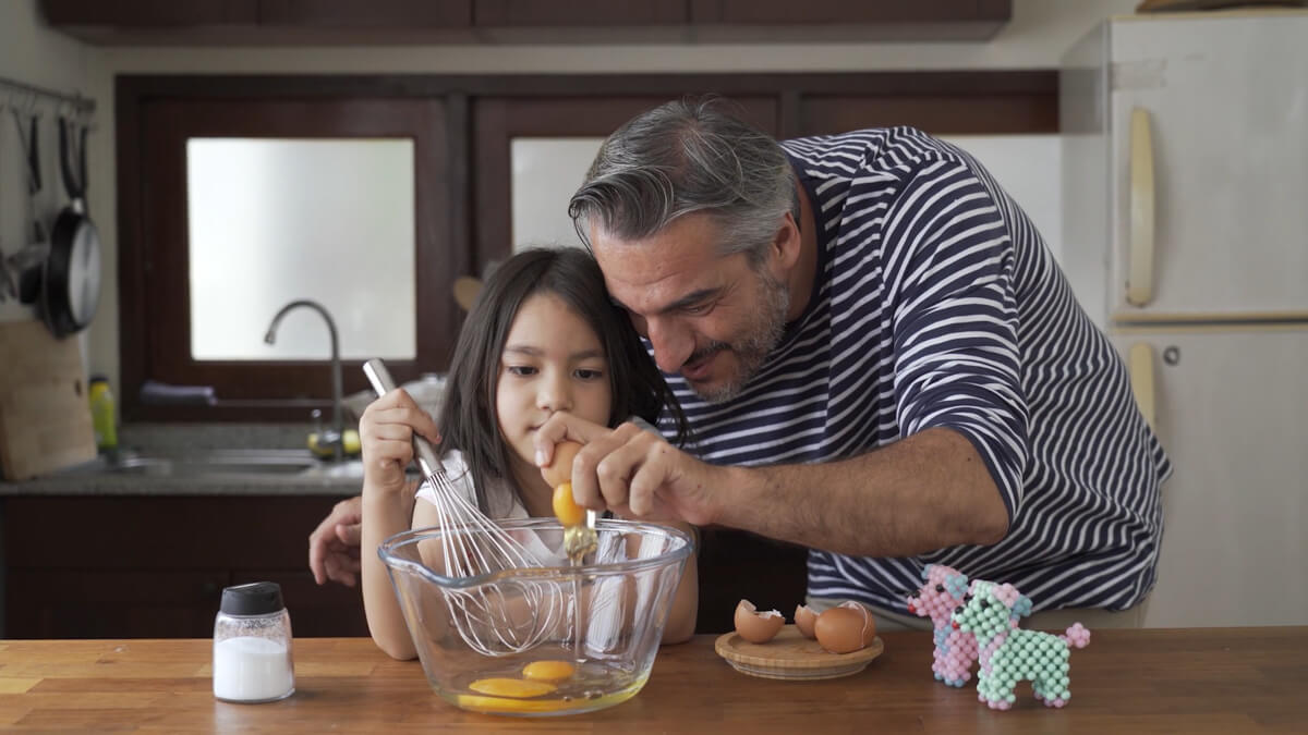 OUTDOOR Adventure Is teaching your daughter how to bake