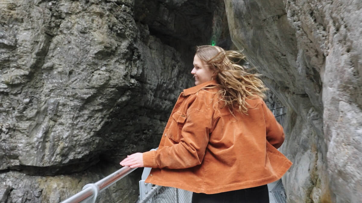 OUTDOOR Adventure Is exploring the glacier canyon